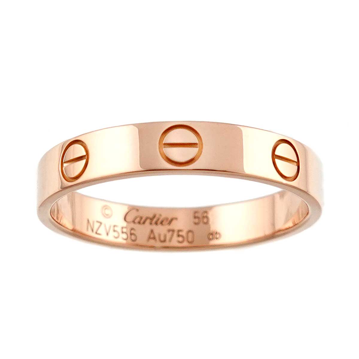 Mini Love Ring 18K Pink Gold 750 size56 7.25-7.5(US)