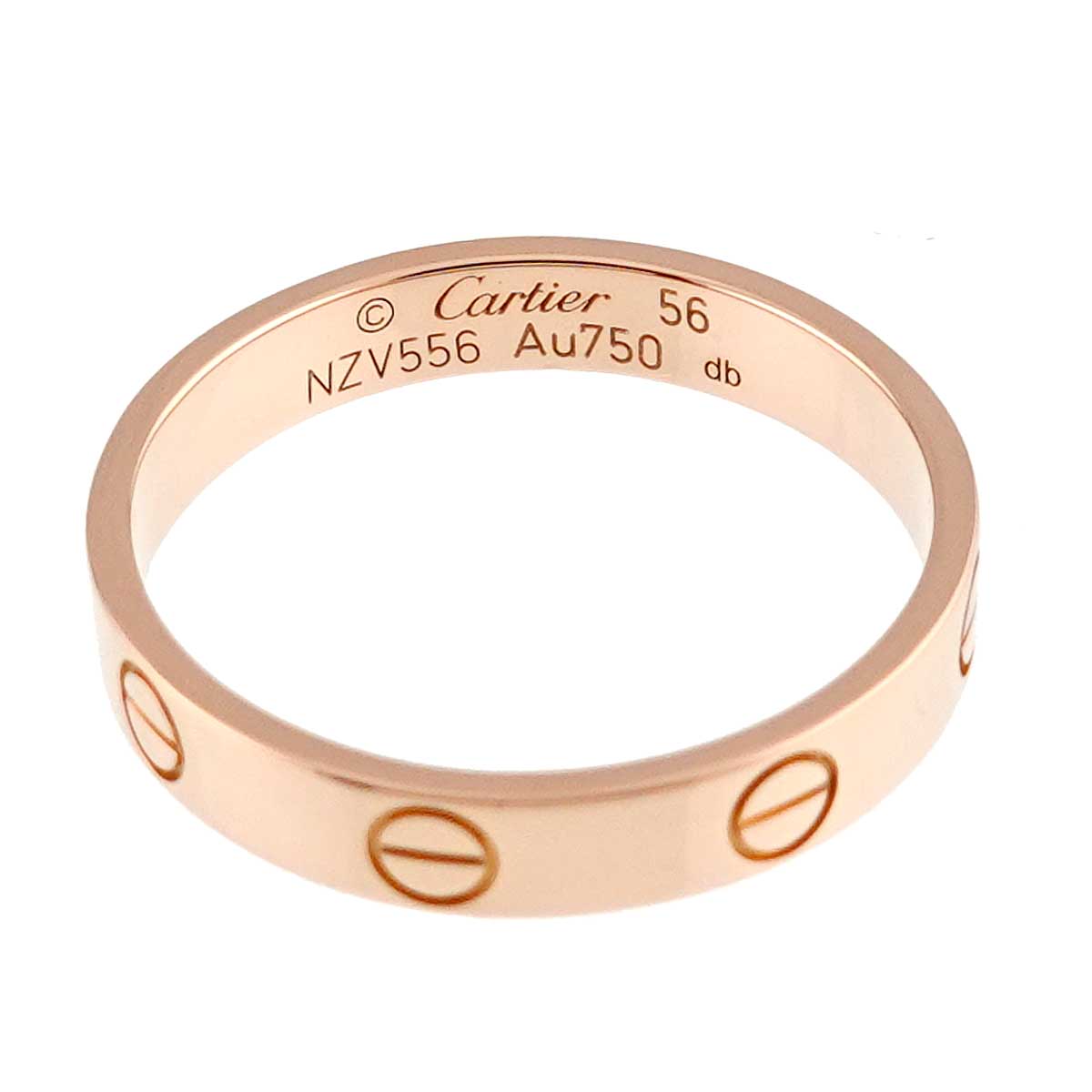 Mini Love Ring 18K Pink Gold 750 size56 7.25-7.5(US)