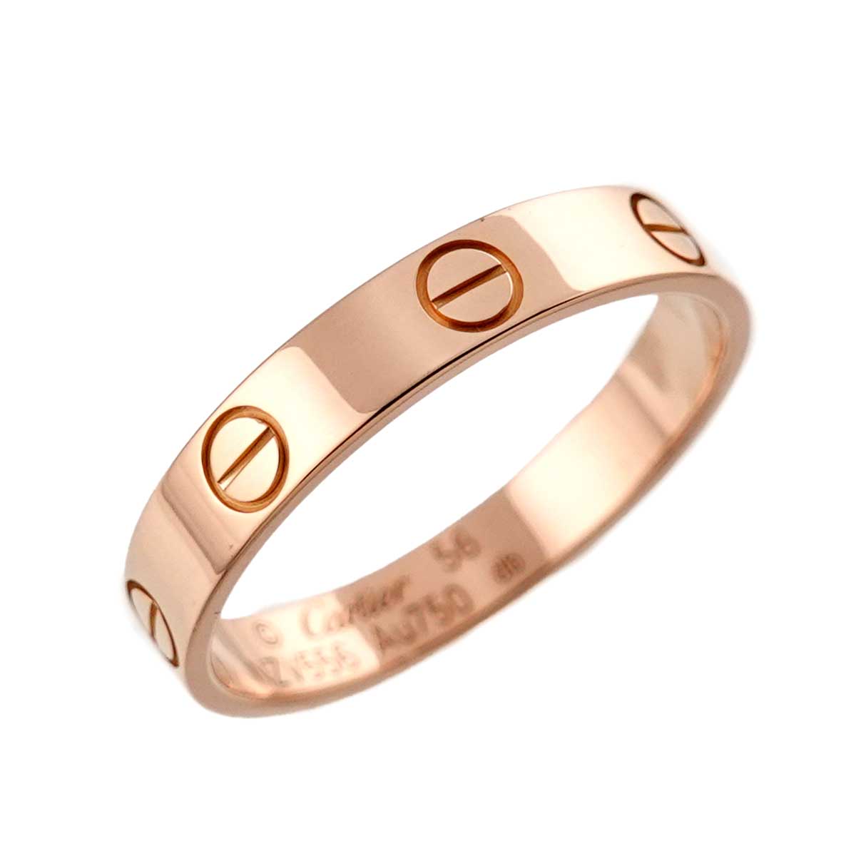 Mini Love Ring 18K Pink Gold 750 size56 7.25-7.5(US)