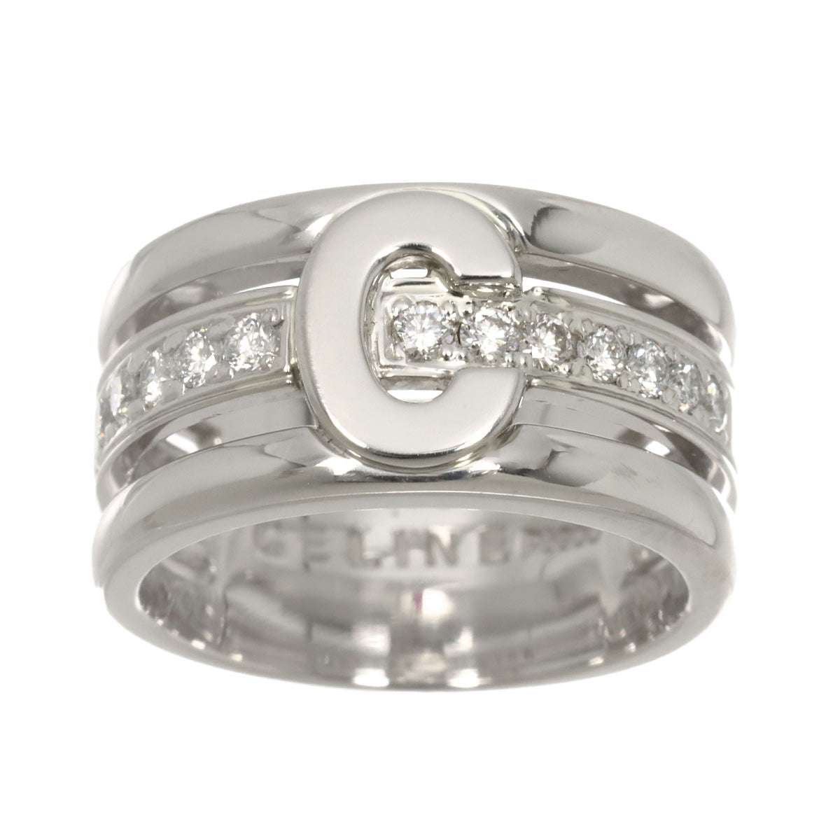 Diamond 0.30ct Ruby 0.01ct Ring Pt Platinum Size6(US)