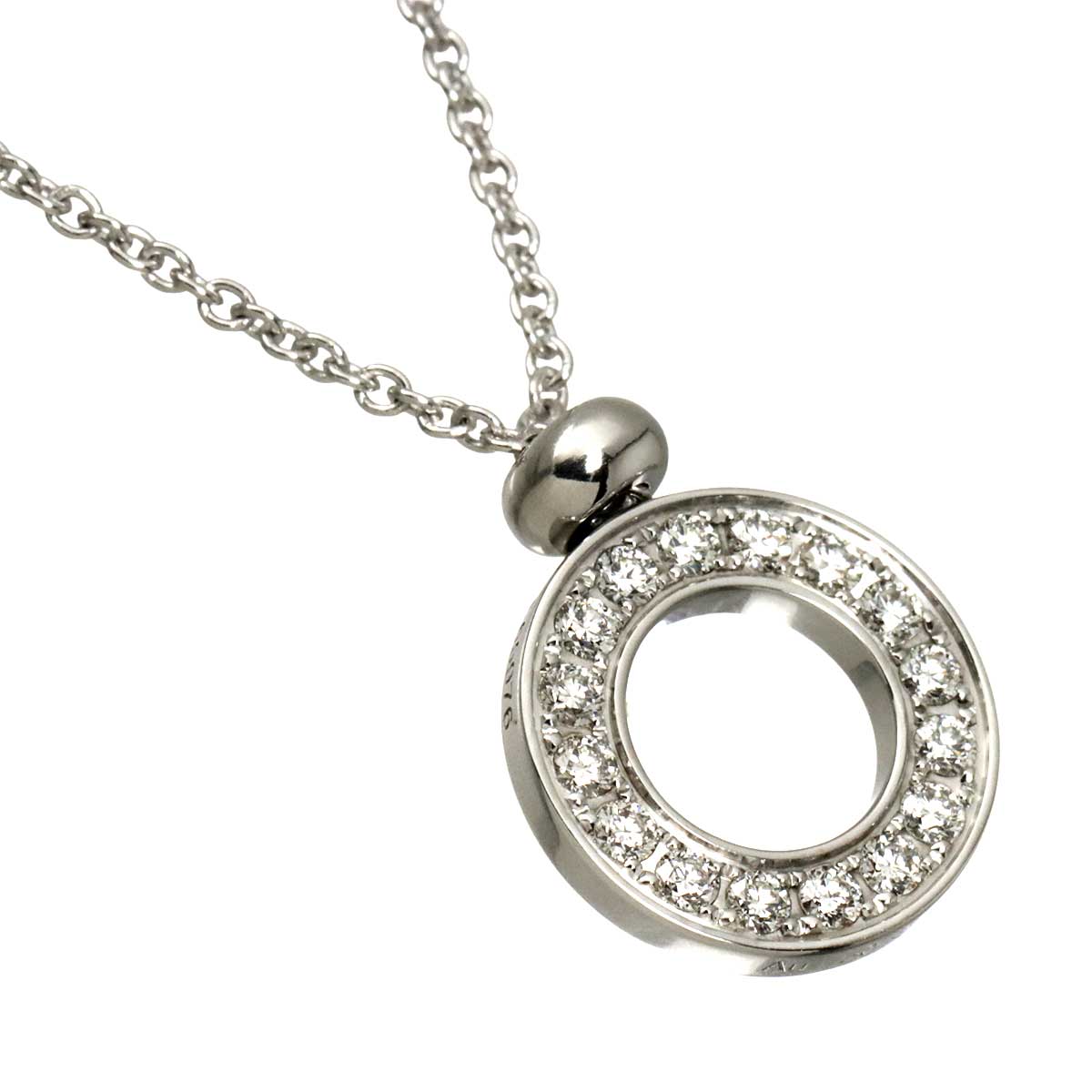 Possession Diamond Necklace 18K White Gold 750