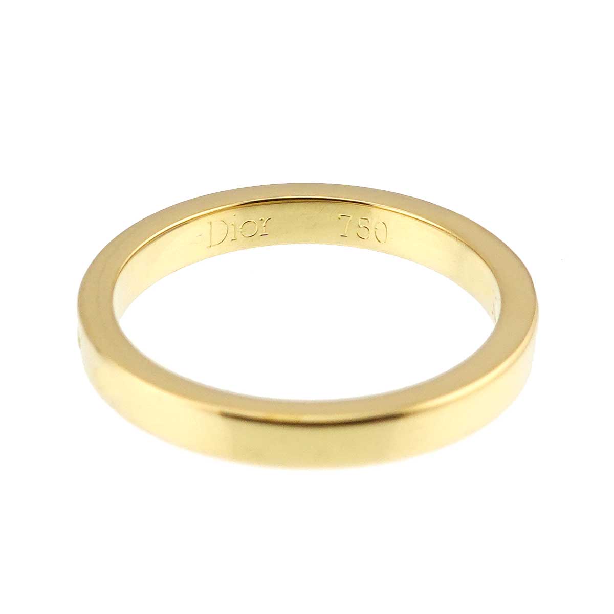 Ring 18K Yellow Gold 750 size51 5.5-5.75(US)