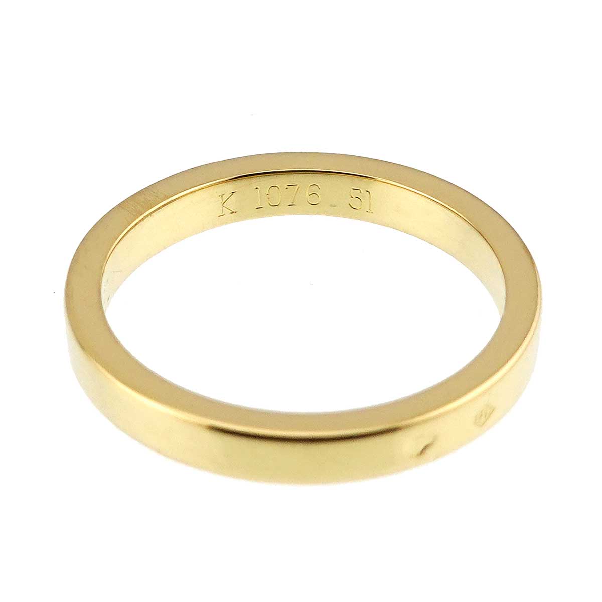 Ring 18K Yellow Gold 750 size51 5.5-5.75(US)
