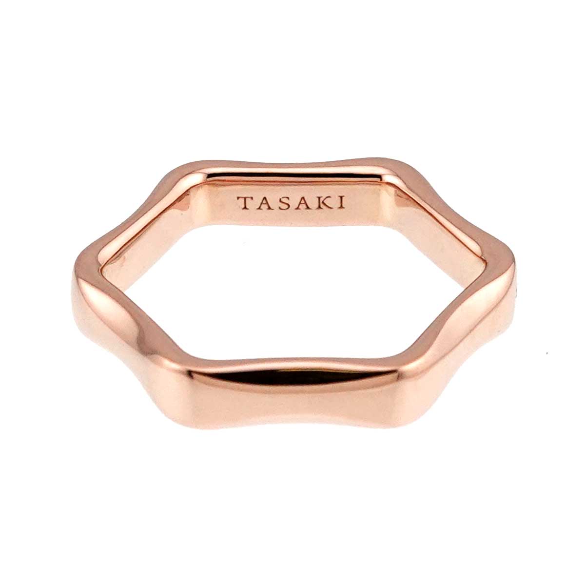 LABELLO Diamond 0.01ct Ring 18K Pink Gold 750 Size5.25(US)