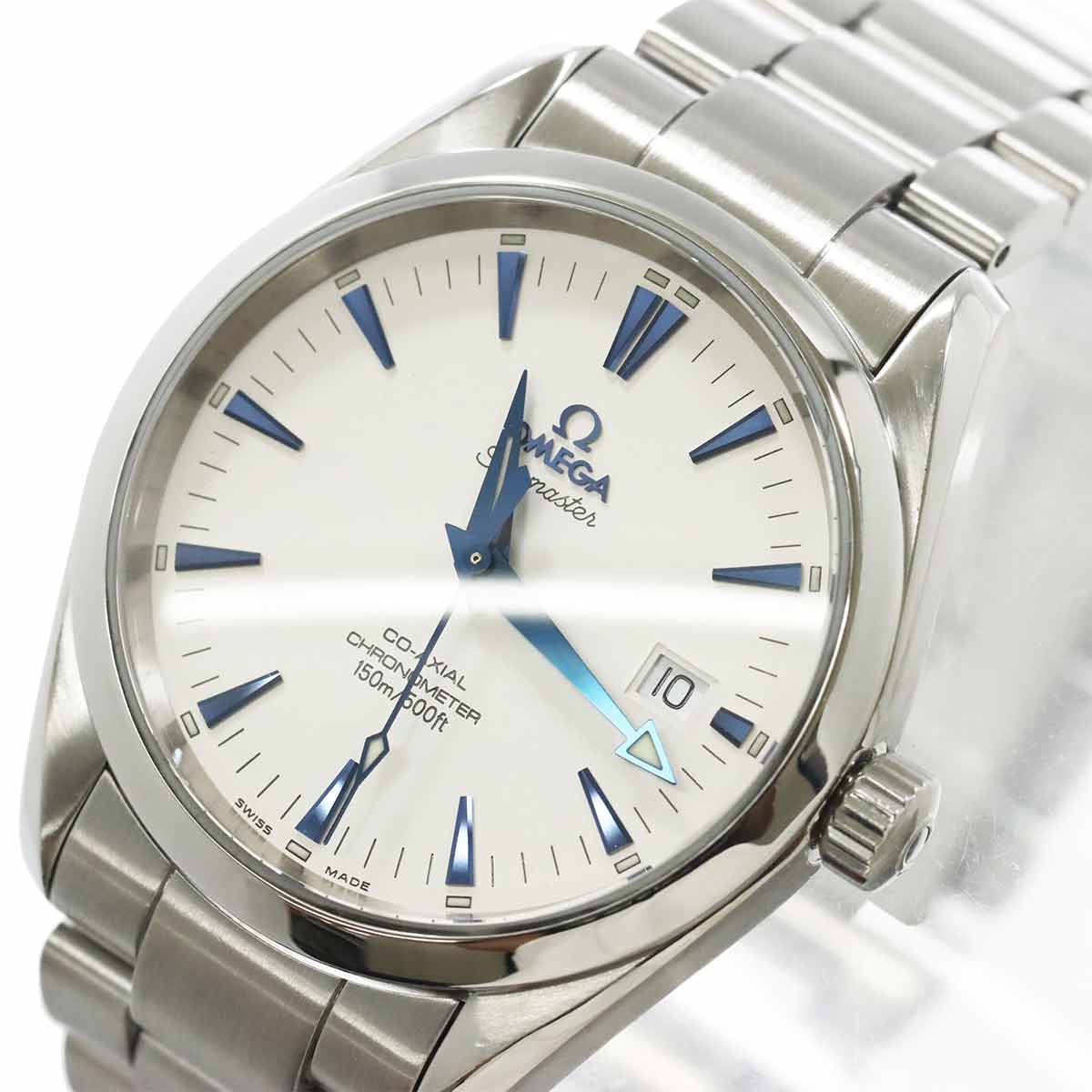 Seamaster Aqua Terra Co-axial 2503 33 Date Silver Dial Mens
