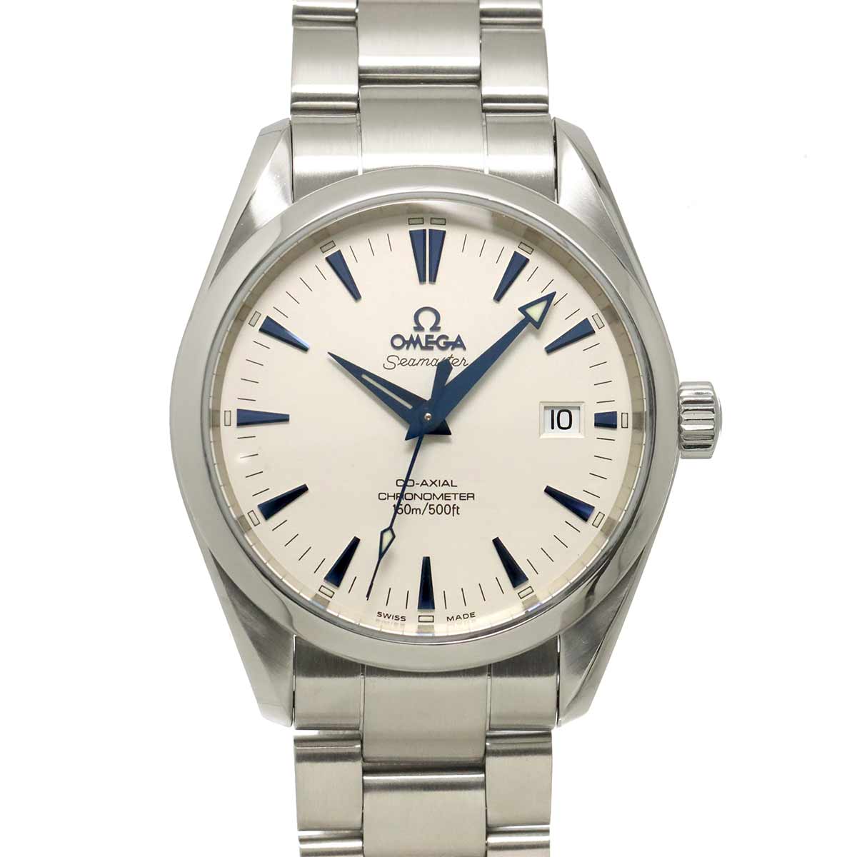 Seamaster Aqua Terra Co-axial 2503 33 Date Silver Dial Mens