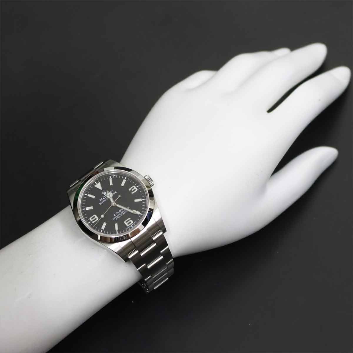 Explorer I 214270 Serial Random Automatic Black Dial Mens