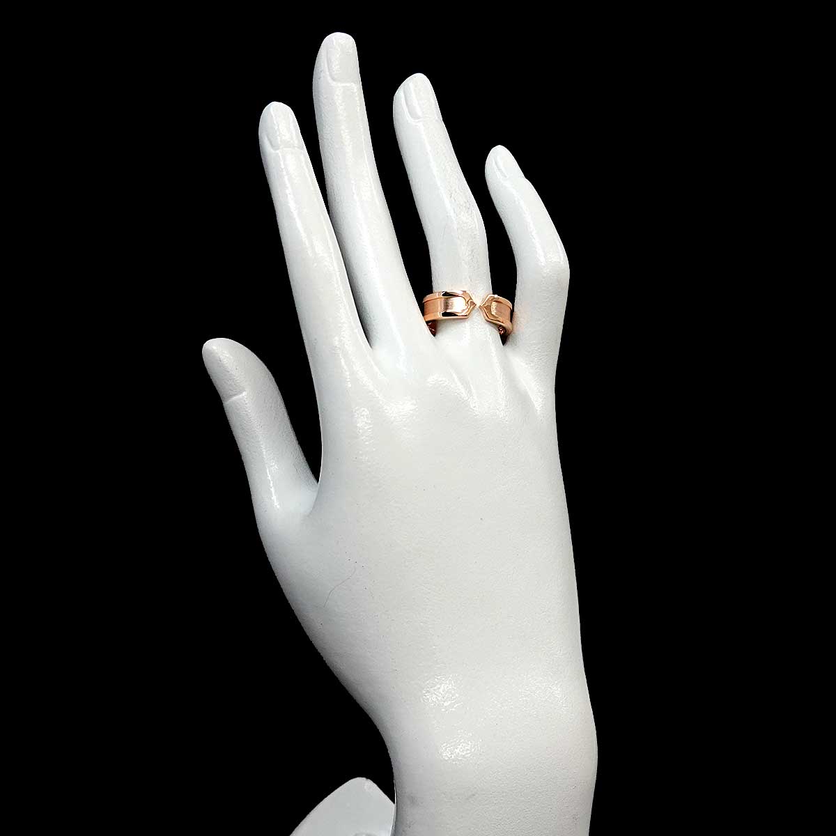 C2 SM Ring 18K PG 750 size58 7.75-8(US)