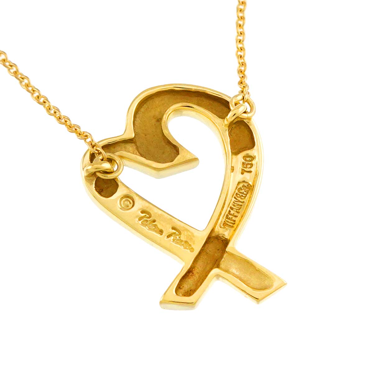 Loving Heart Necklace 18K Yellow Gold 750