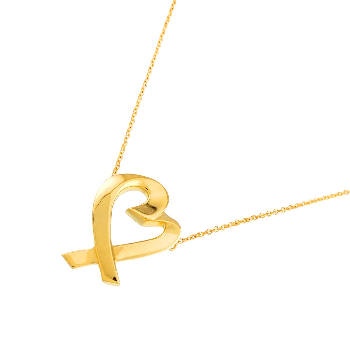 Loving Heart Necklace 18K Yellow Gold 750