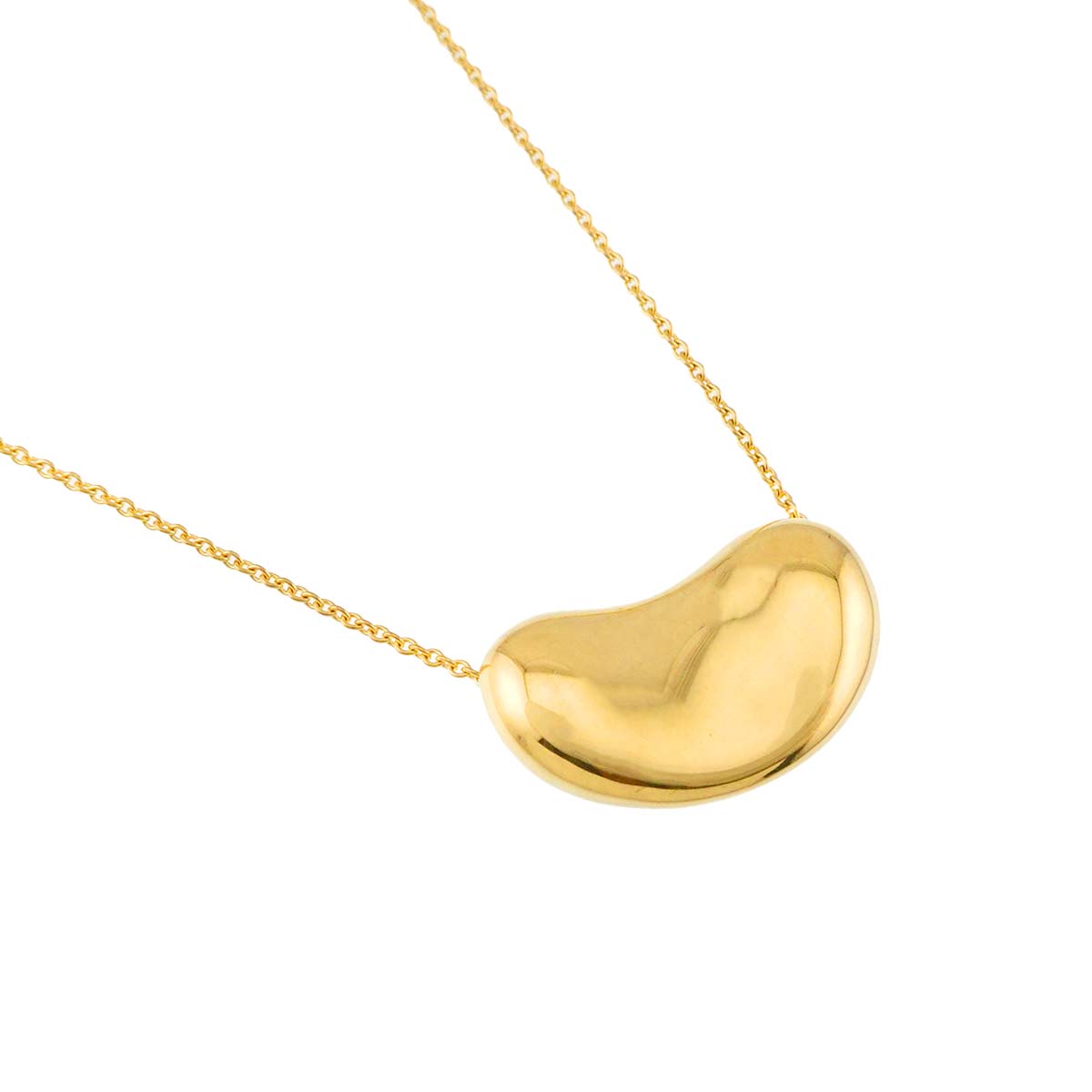 Bean Necklace 18K Yellow Gold 750