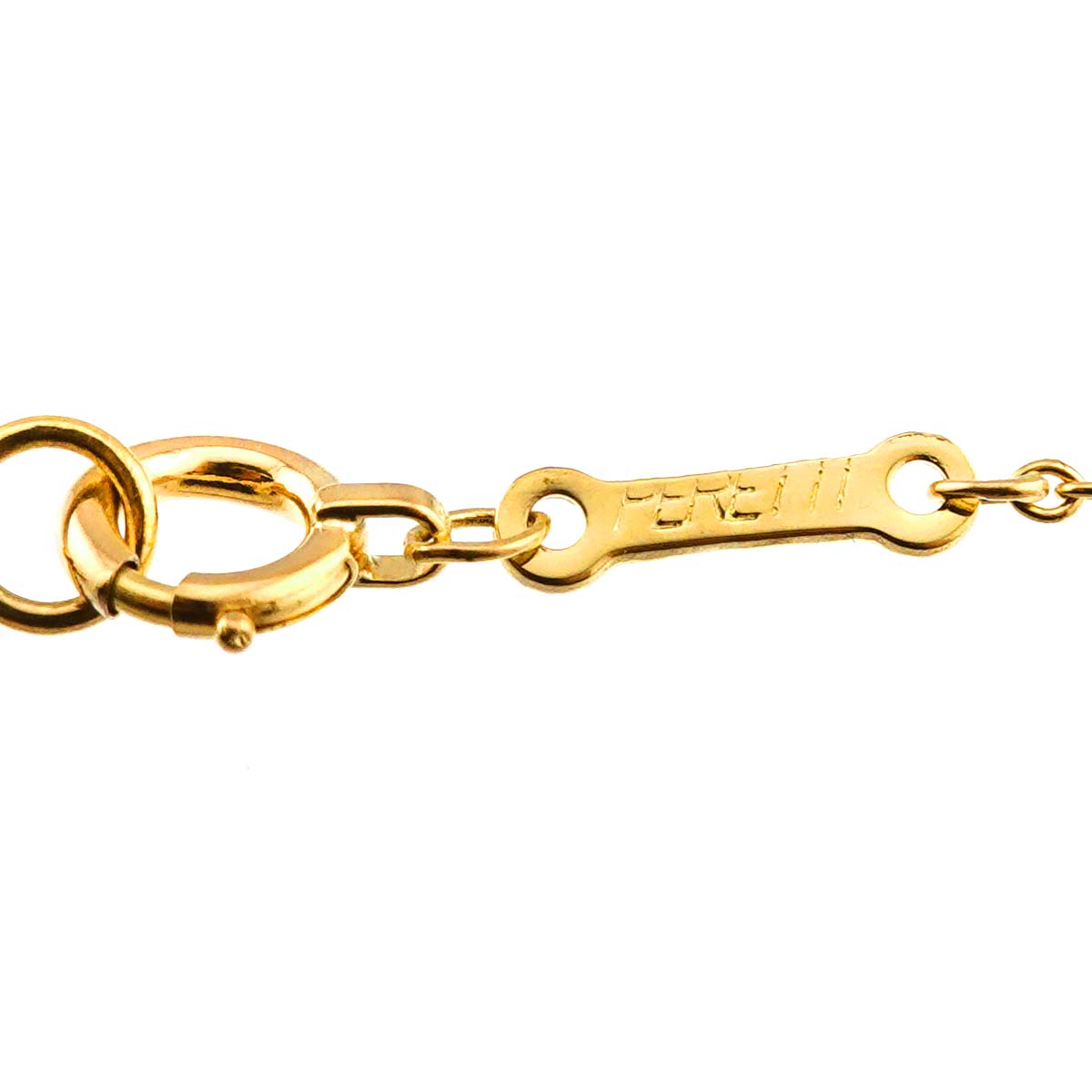 Bean Necklace 18K Yellow Gold 750