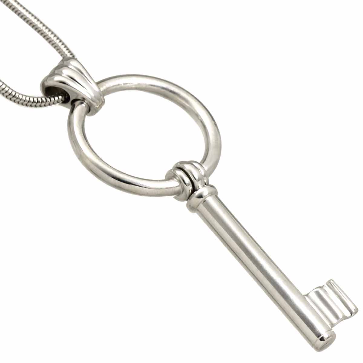 Key Long Necklace Silver 925