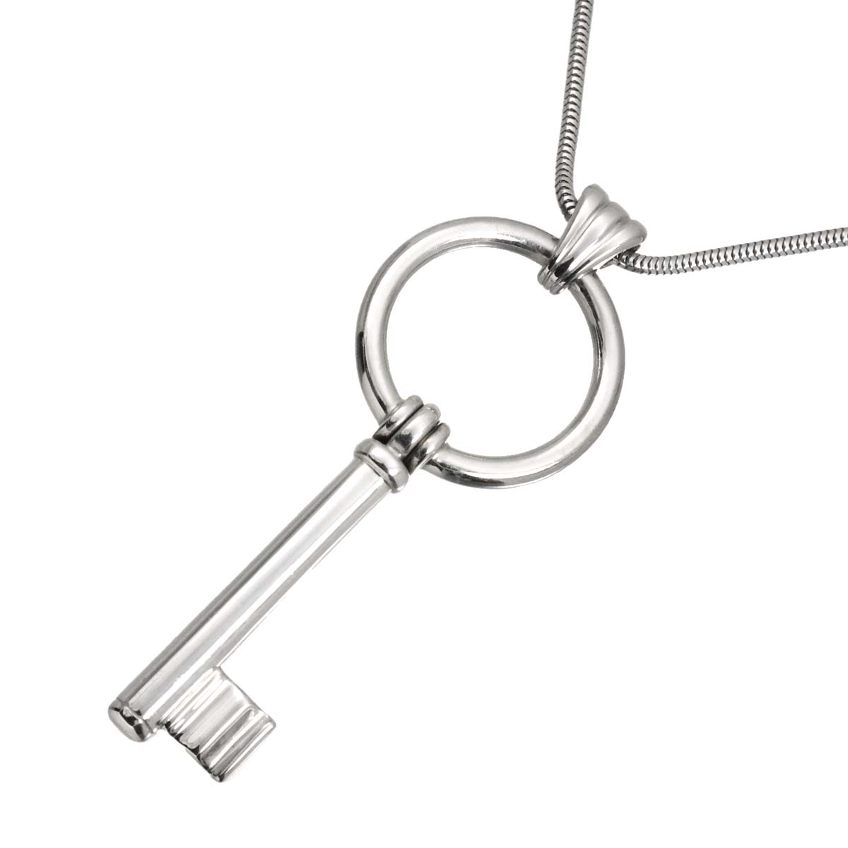 Key Long Necklace Silver 925