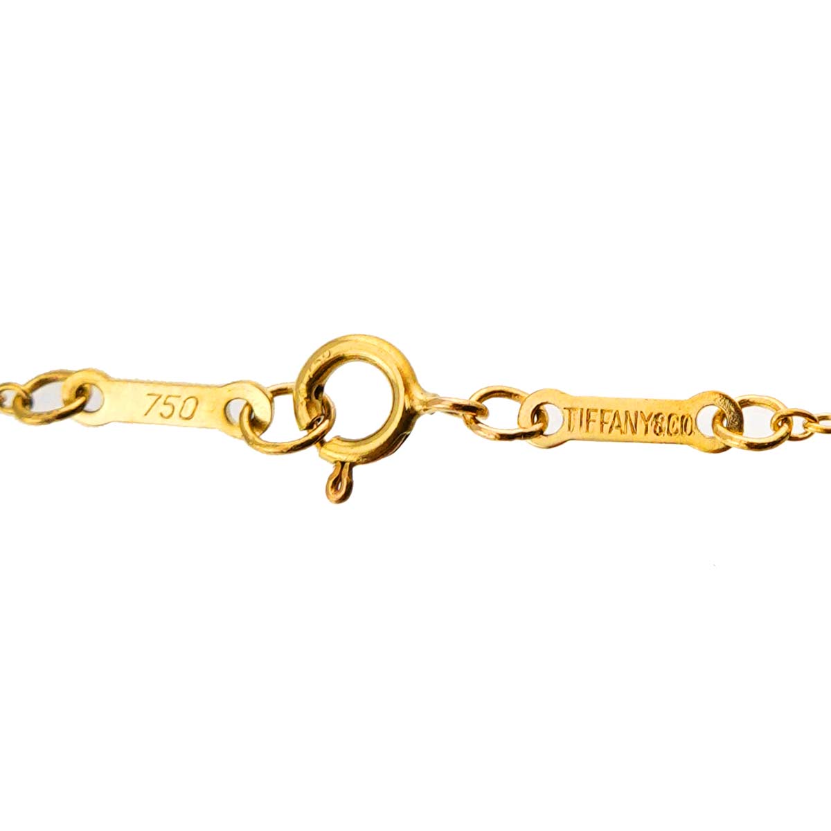 Open Heart Necklace 18K Yellow Gold 750