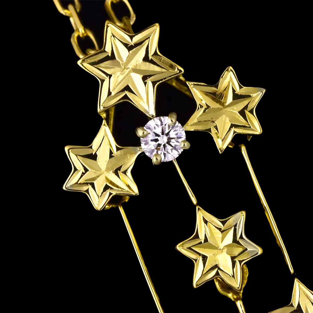 Akoya Pearl 7.8mm Diamond Necklace 18K YG 750