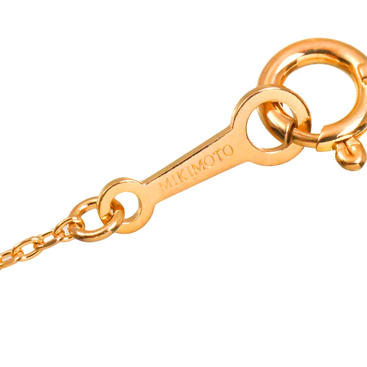 Akoya Pearl 7.3mm Necklace 18K PG 750