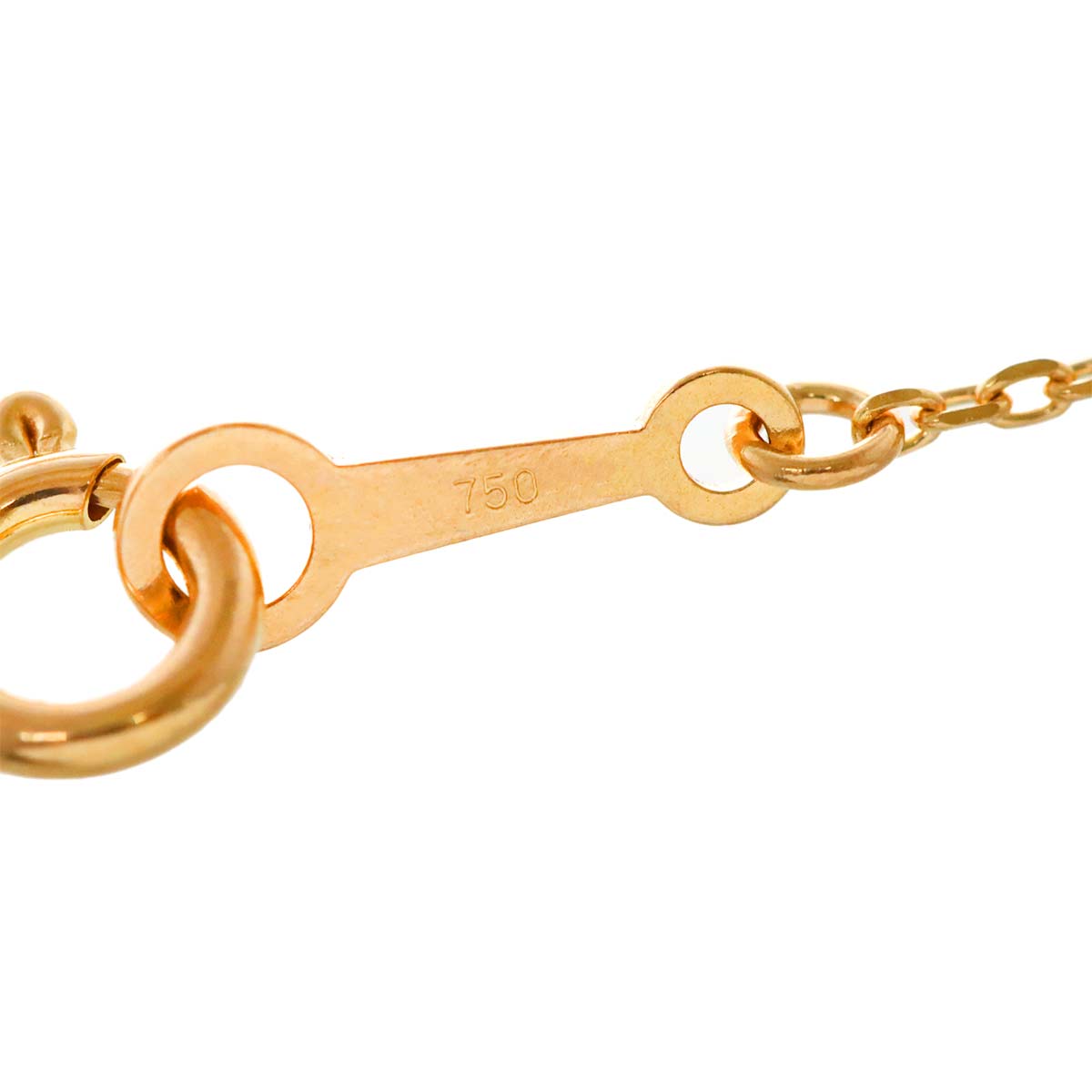 Akoya Pearl 7.3mm Necklace 18K PG 750