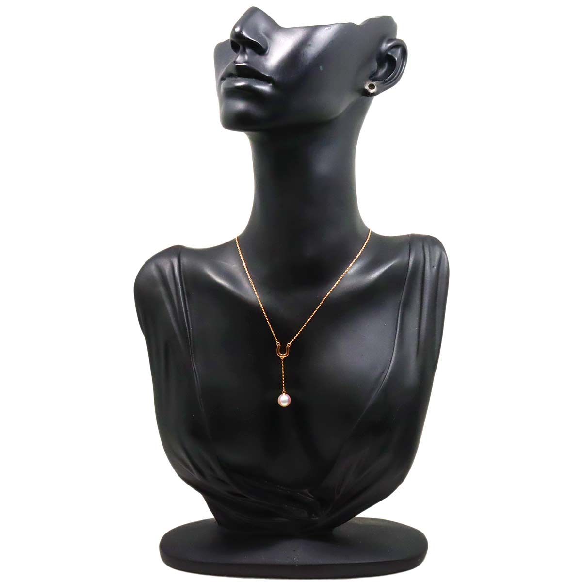 Akoya Pearl 7.3mm Necklace 18K PG 750