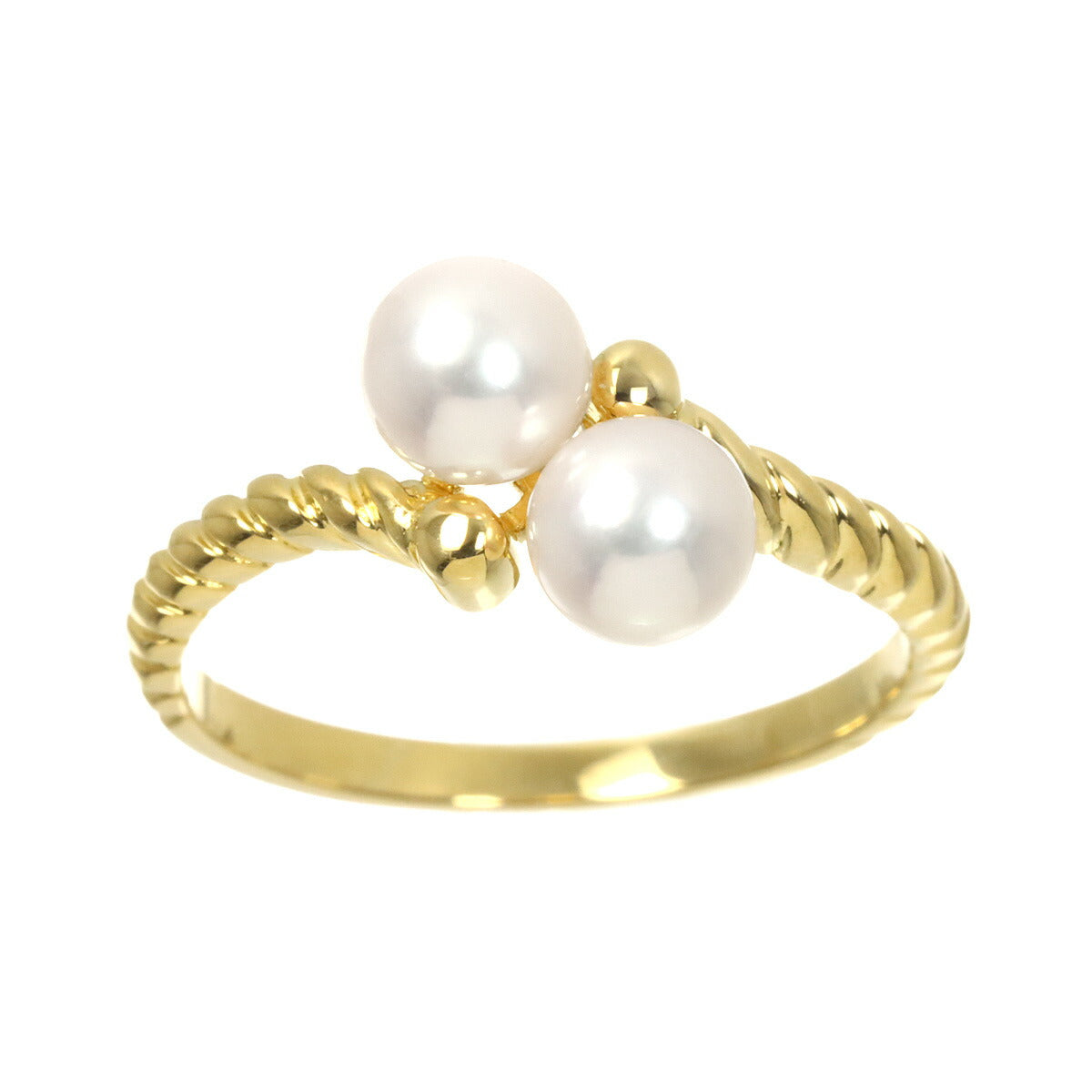 Akoya Pearl 5.0mm Ring 18K YG 750 Size5.75-6(US)
