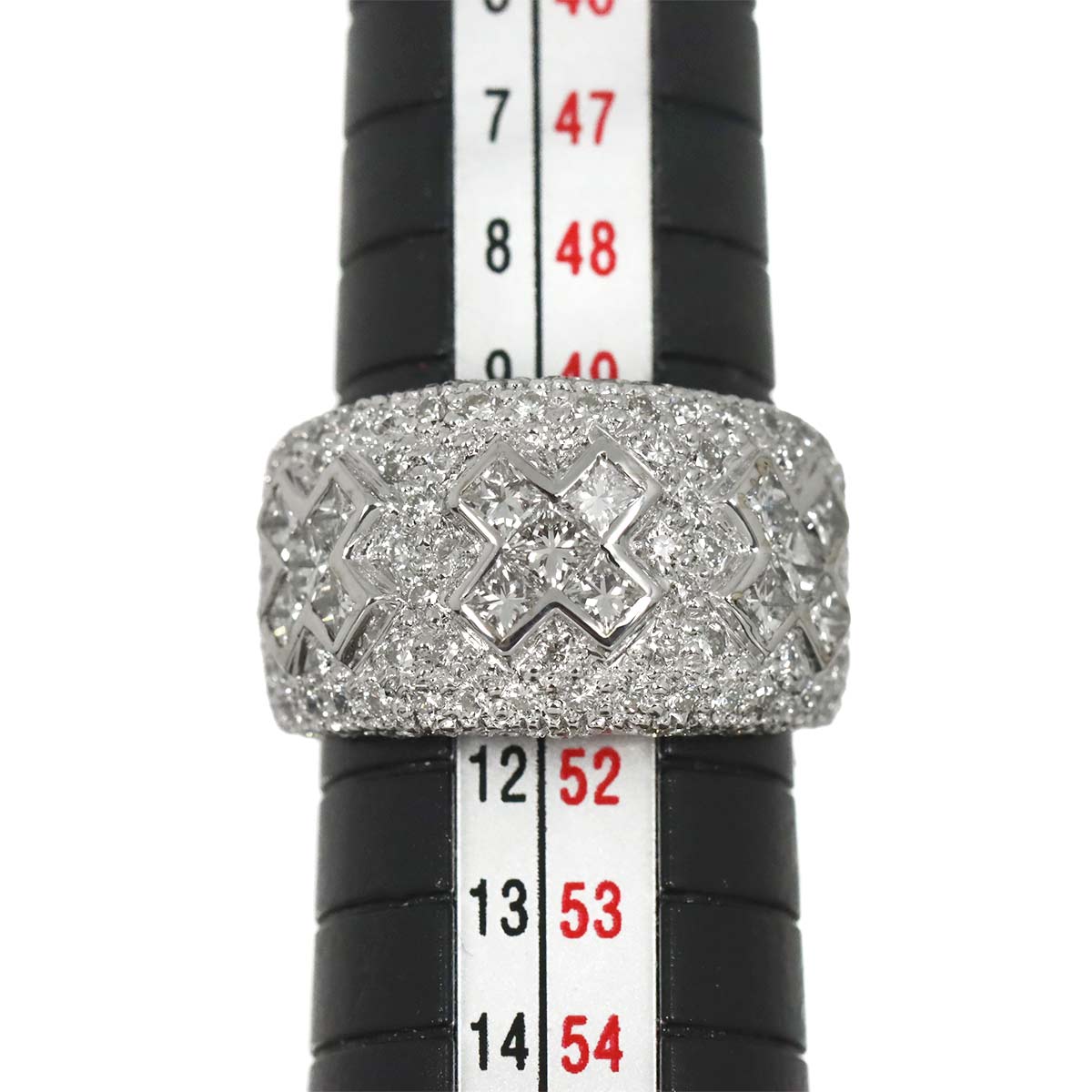Diamond 2.00ct Ring 18K WG 750 Size5.5-5.75(US)