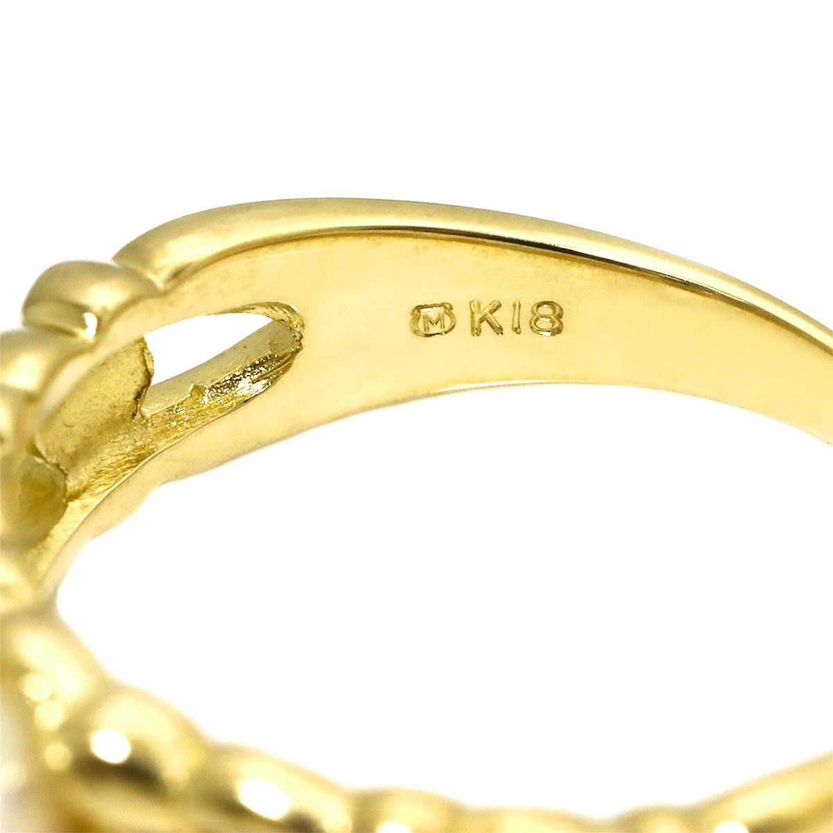 Akoya Pearl 8.0mm Ring 18K YG 750 Size5.5-5.75(US)