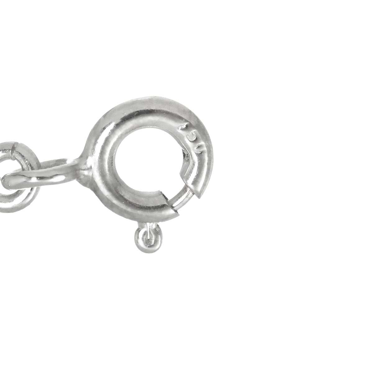 Comet Diamond Necklace SM 18K White Gold 750