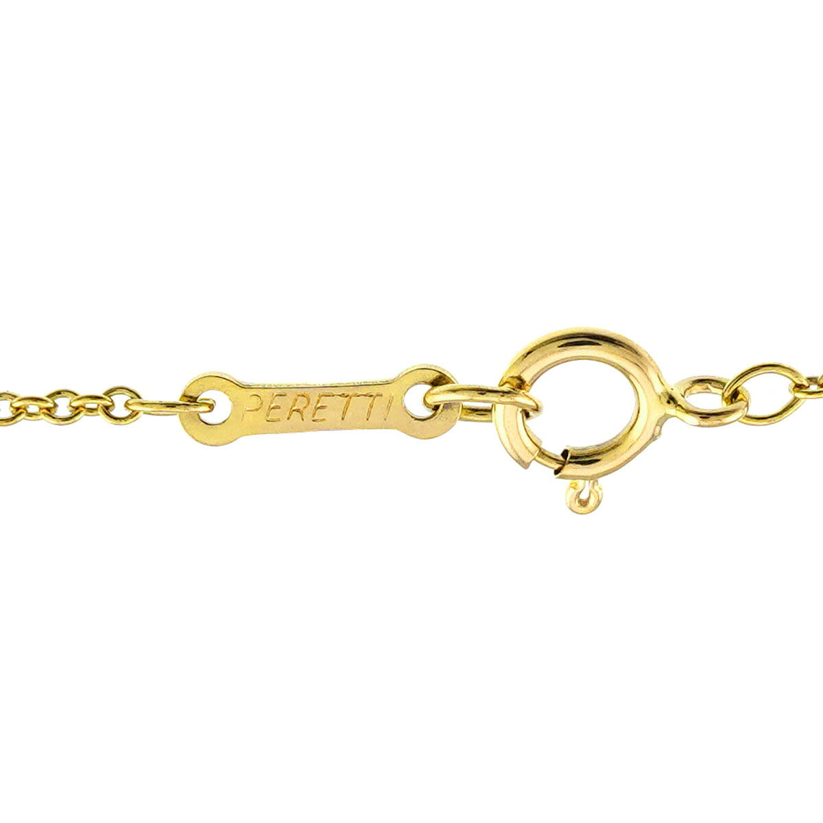 Full Heart Necklace 18K Yellow Gold 750