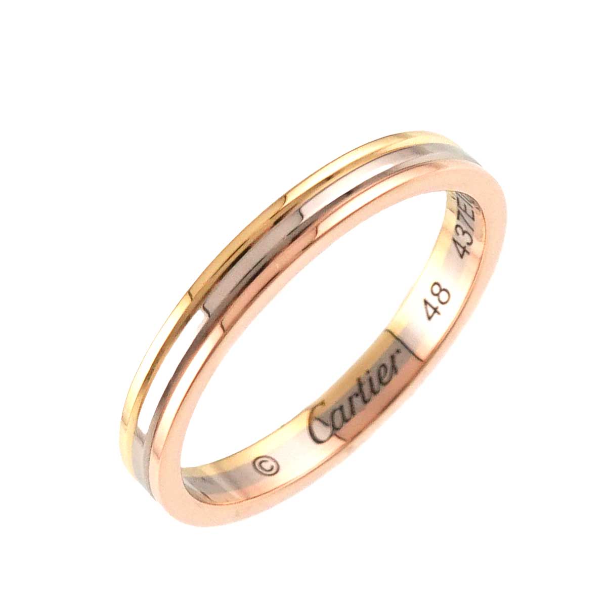 Vendome Ring 18K YG WG PG 750 size48 4.5(US)