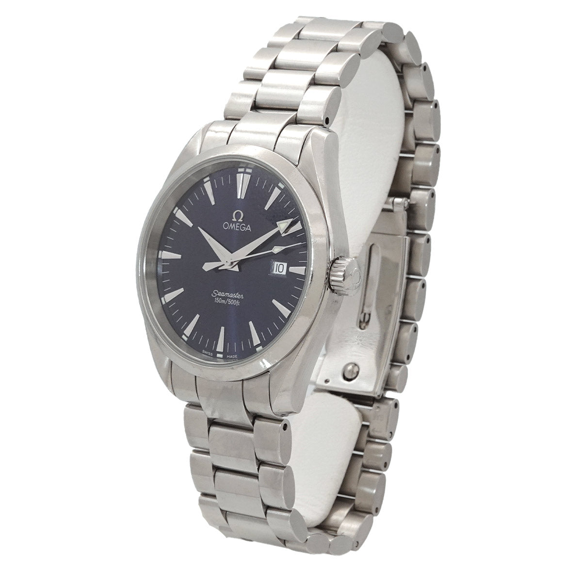 Seamaster Aqua Terra 2517 80 Quartz Blue Dial Mens Watch