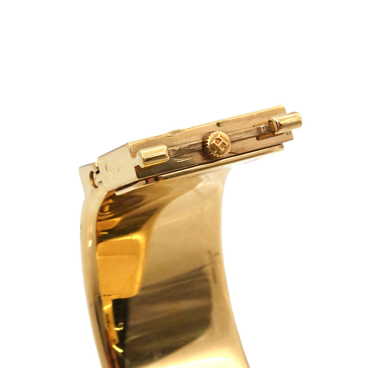 Loquet LO1.201 Quartz Gold Dial Ladies Bngle Watch