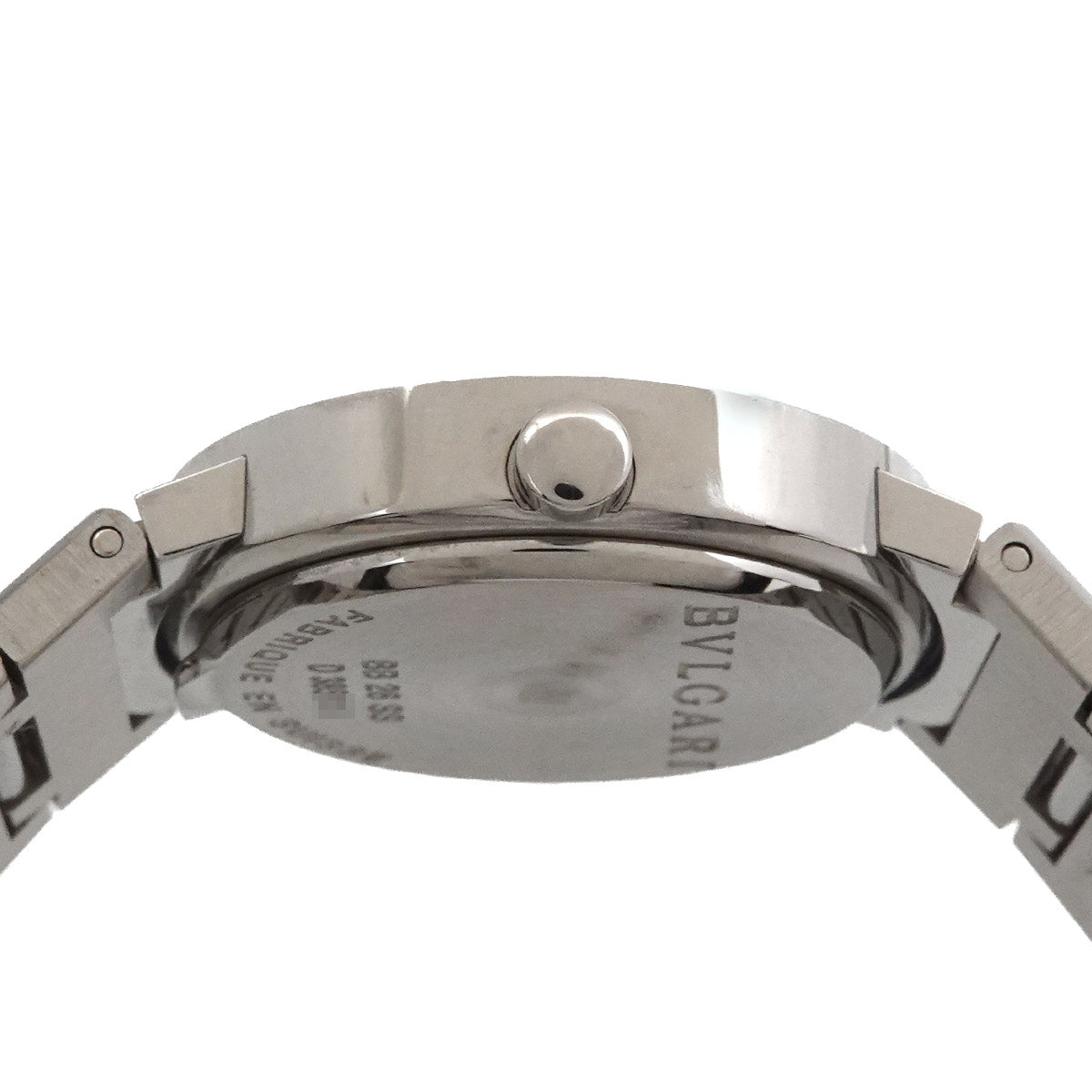 BVLGARIBVLGARI BB26SS 12P Diamond Quartz Black Dial Ladies