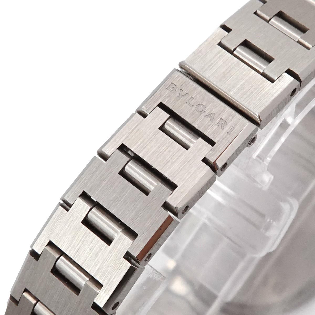 BVLGARIBVLGARI BB26SS 12P Diamond Quartz Black Dial Ladies
