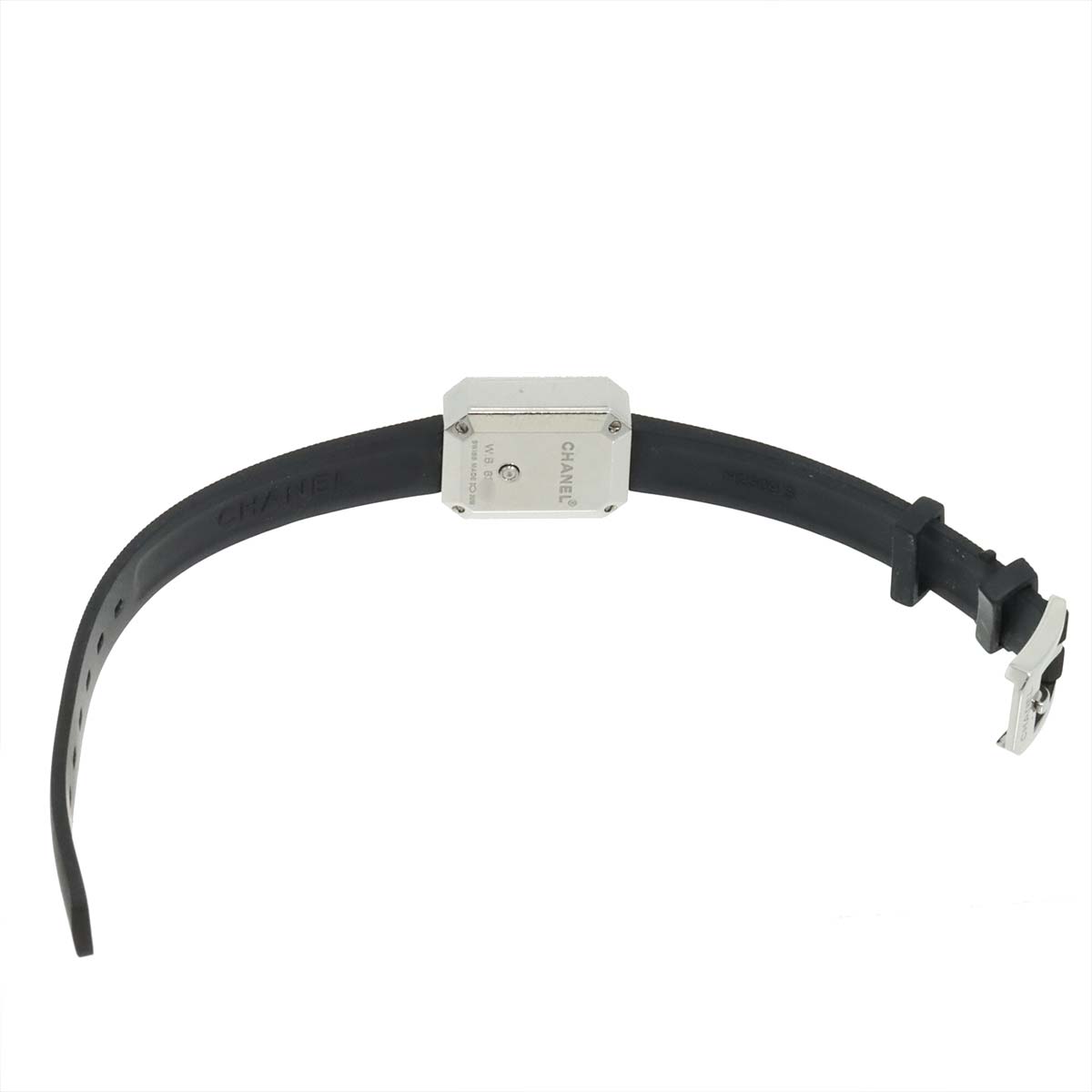 Premiere H2434 Bezel Diamond 4P Rubber Belt Black Dial Ladies
