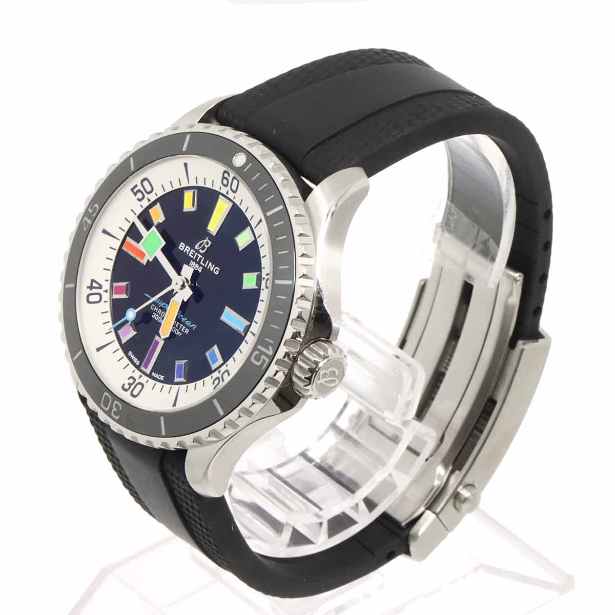 SuperOcean A17375 Date Black Dial Mens Watch