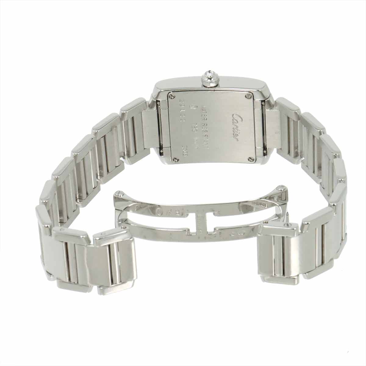 Tank Francaise SM WE1002S3 Diamond 750 WG Cream Dial Ladies