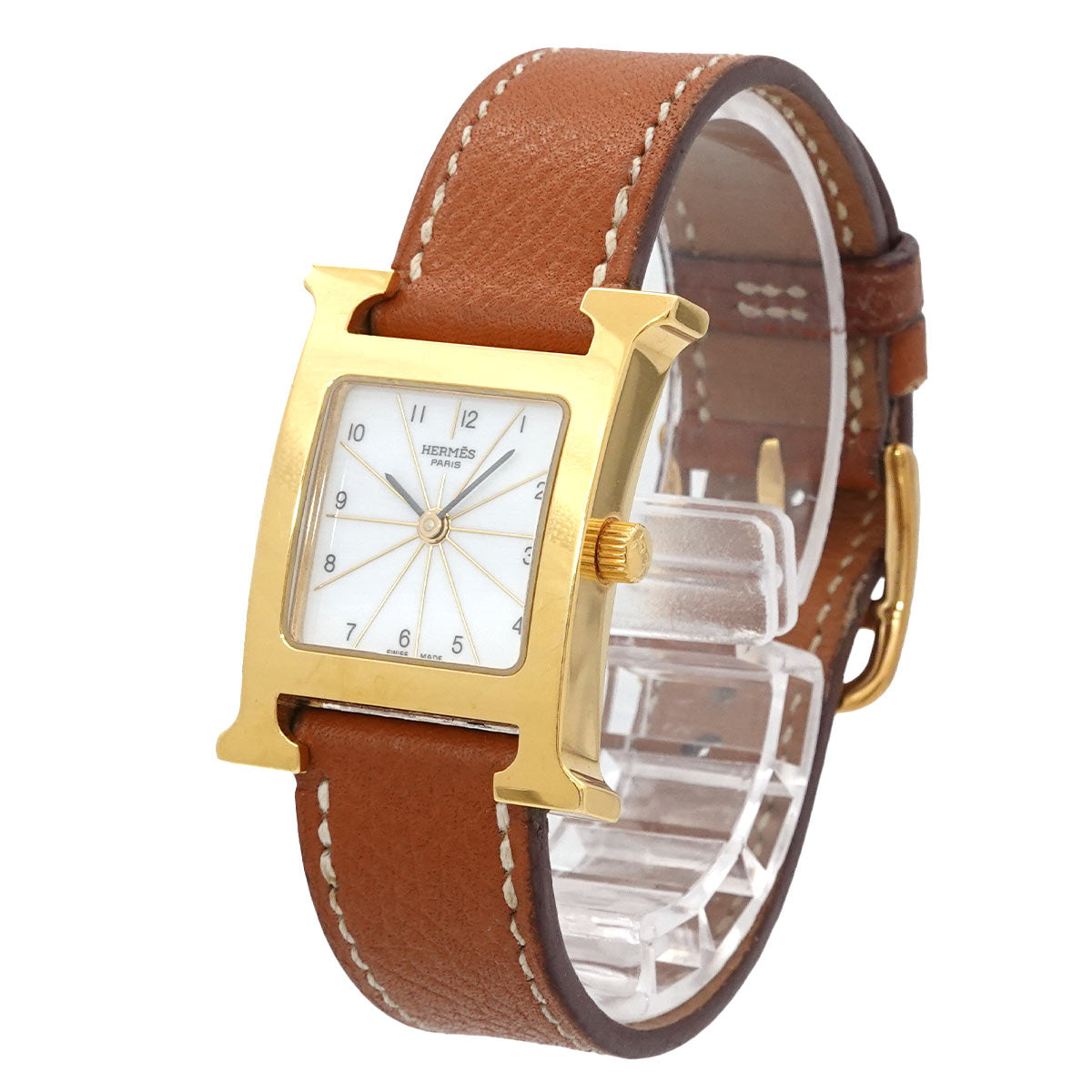 H Watch HH1 201 Quartz White Dial Ladies Watch