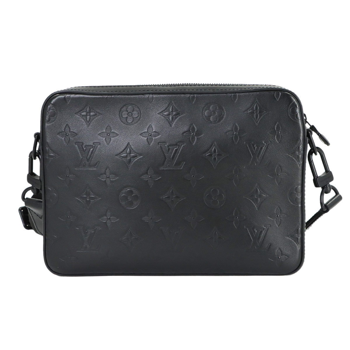 Monogram Shadow Duo Messenger Shoulder Bag Leather M69827