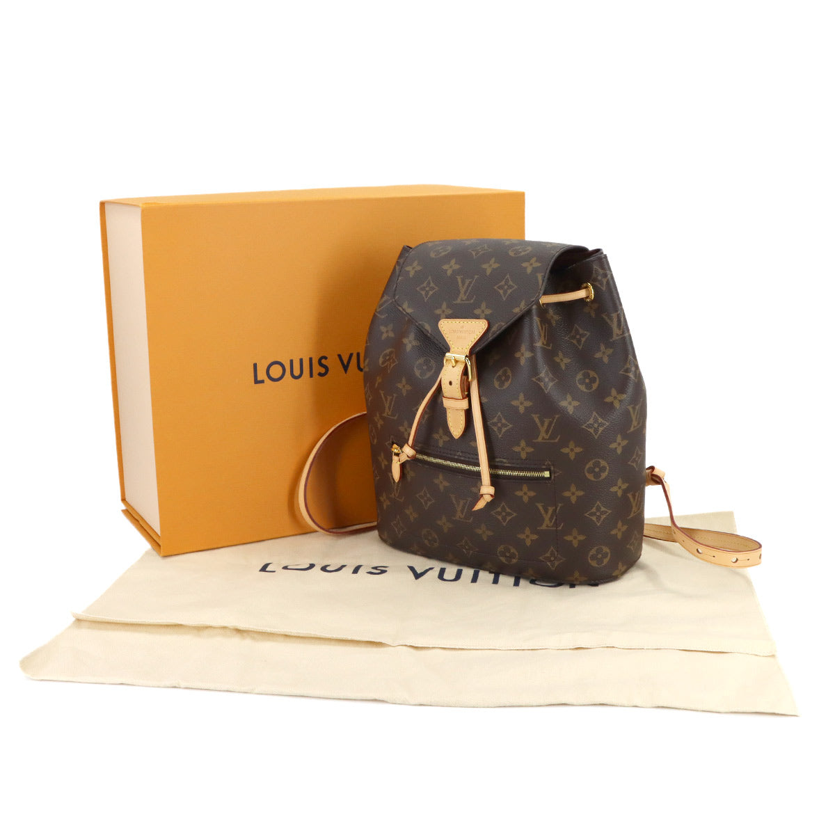 Monogram Montsouris Backpack Brown M43431 Purse