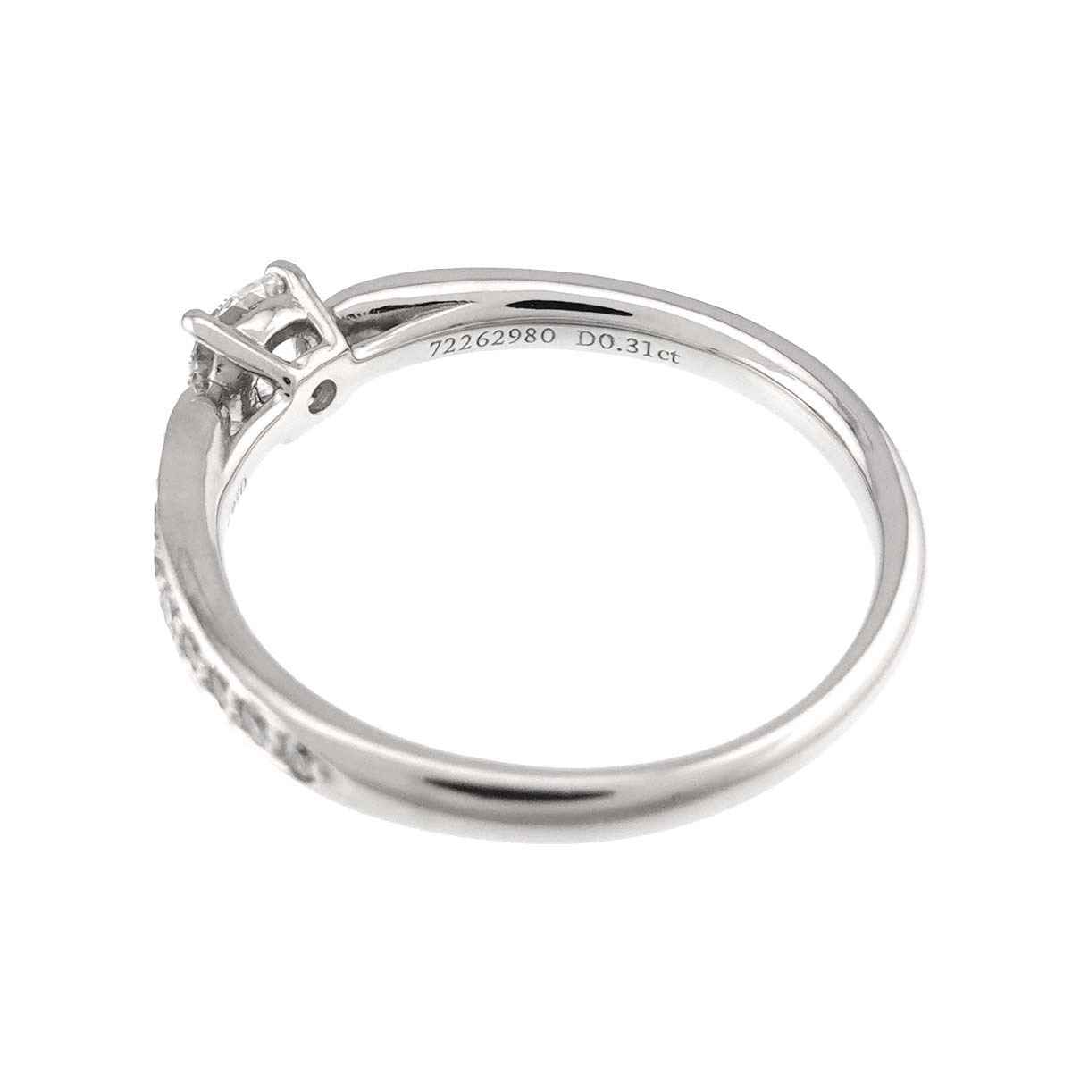 Harmony Diamond 0.31ct Ring Pt Size5.5-5.75(US)