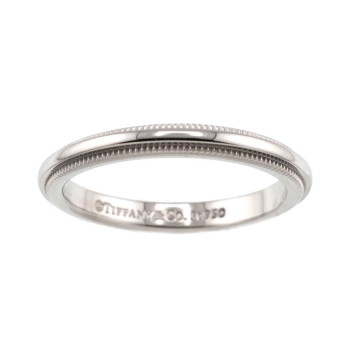 Milgrain Band Ring Platinum size4-4.5(US)