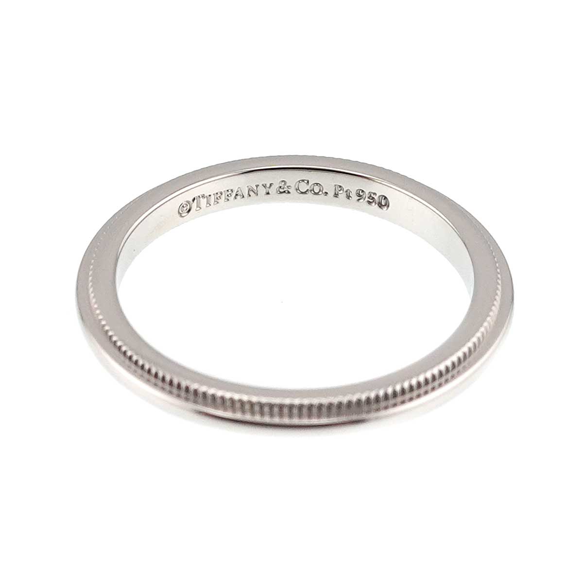 Milgrain Band Ring Platinum size4-4.5(US)