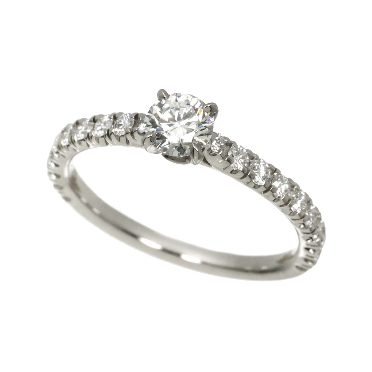 Half Diamond 0.30ct Ring Pt size48 4.5(US)