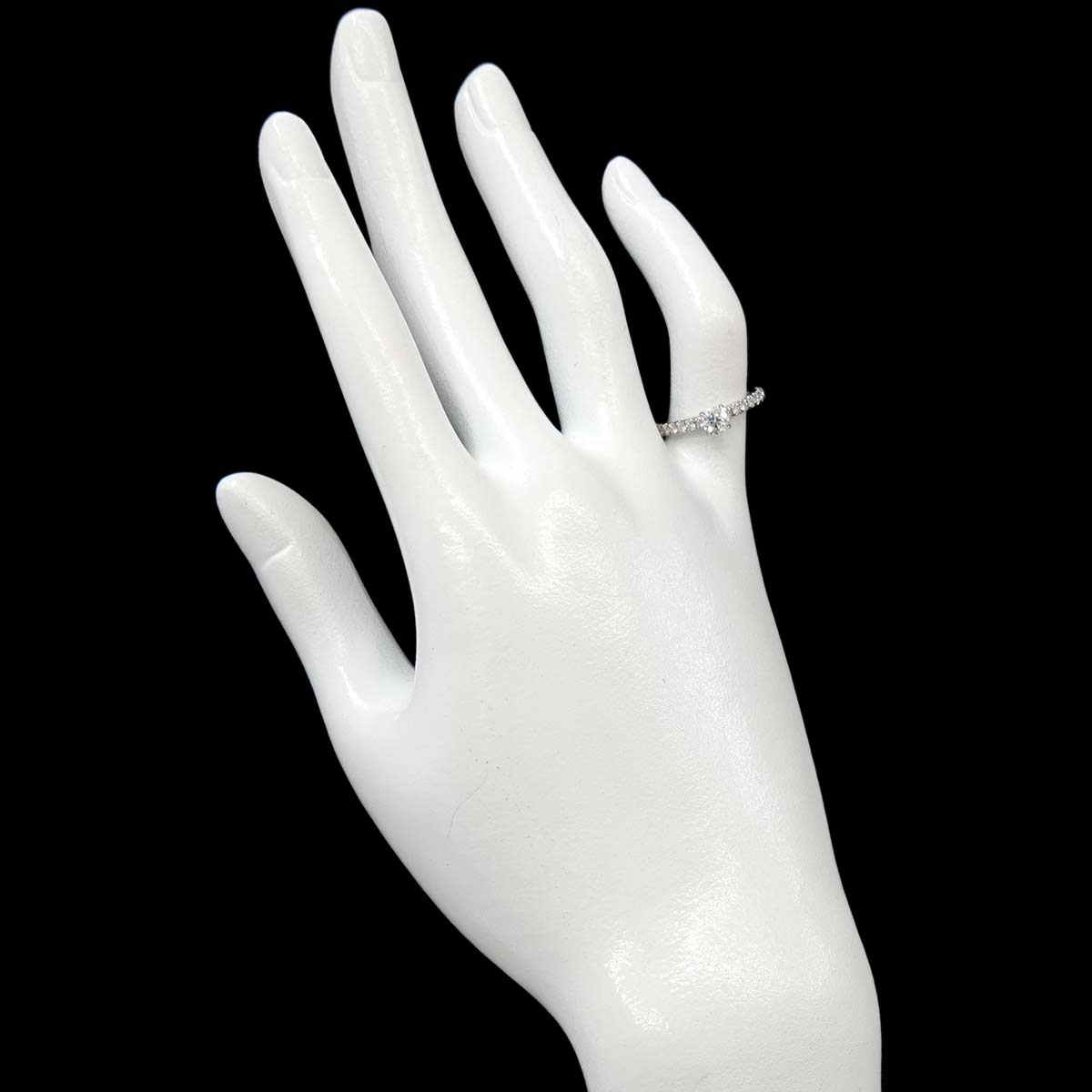 Half Diamond 0.30ct Ring Pt size48 4.5(US)