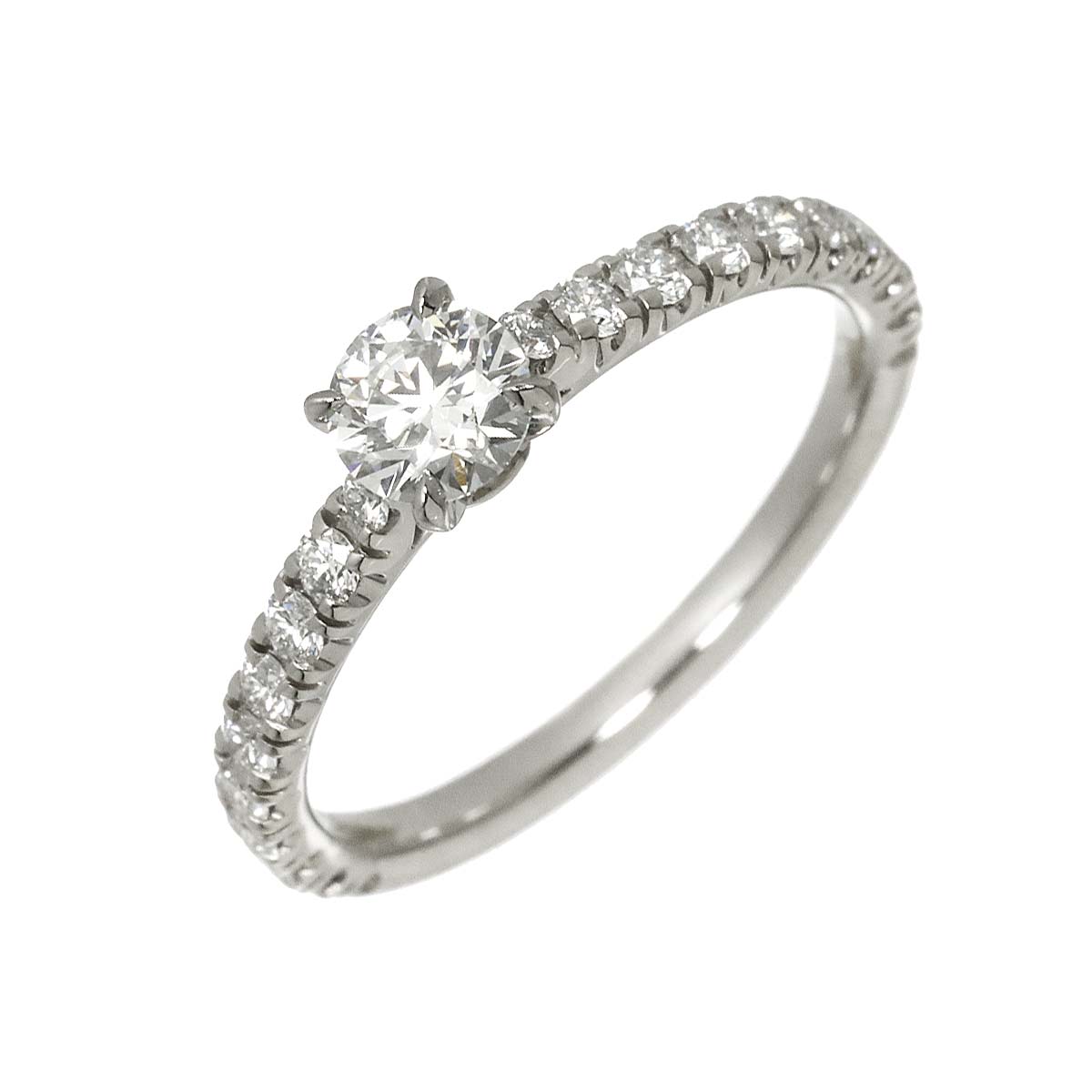 Half Diamond 0.30ct Ring Pt size48 4.5(US)