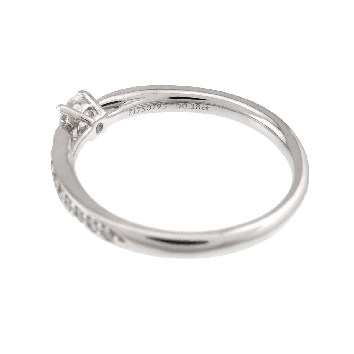 Harmony Diamond 0.18ct Ring Pt Size5.75-6(US)