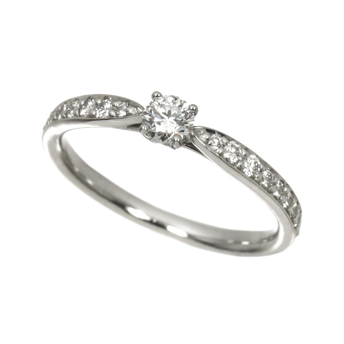 Harmony Diamond 0.18ct Ring Pt Size5.75-6(US)