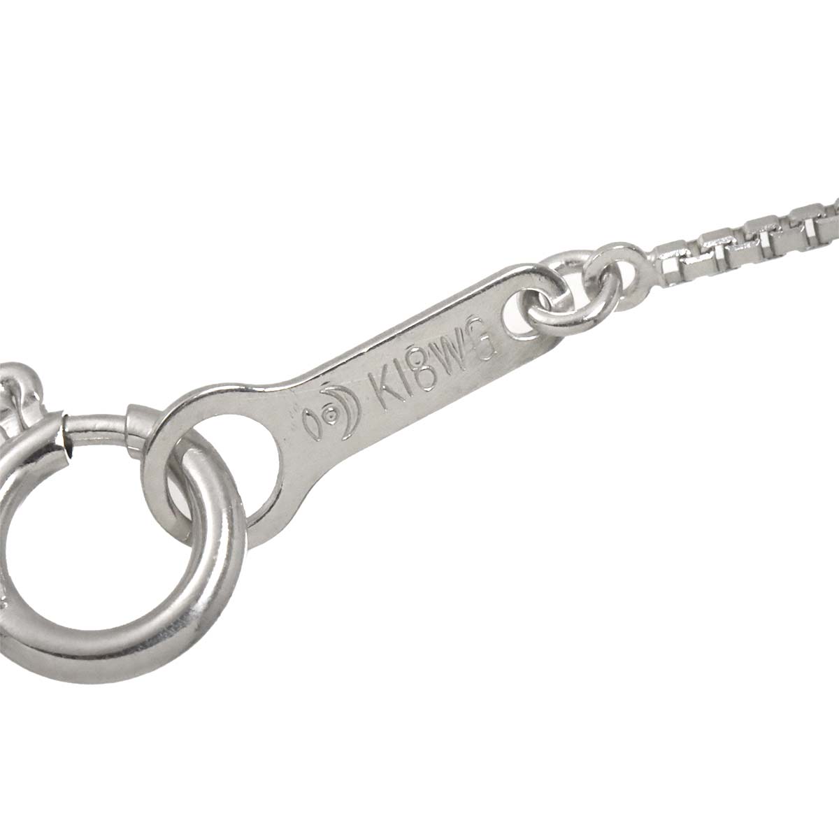Trilogy Diamond 0.55ct Necklace 18K WG 750