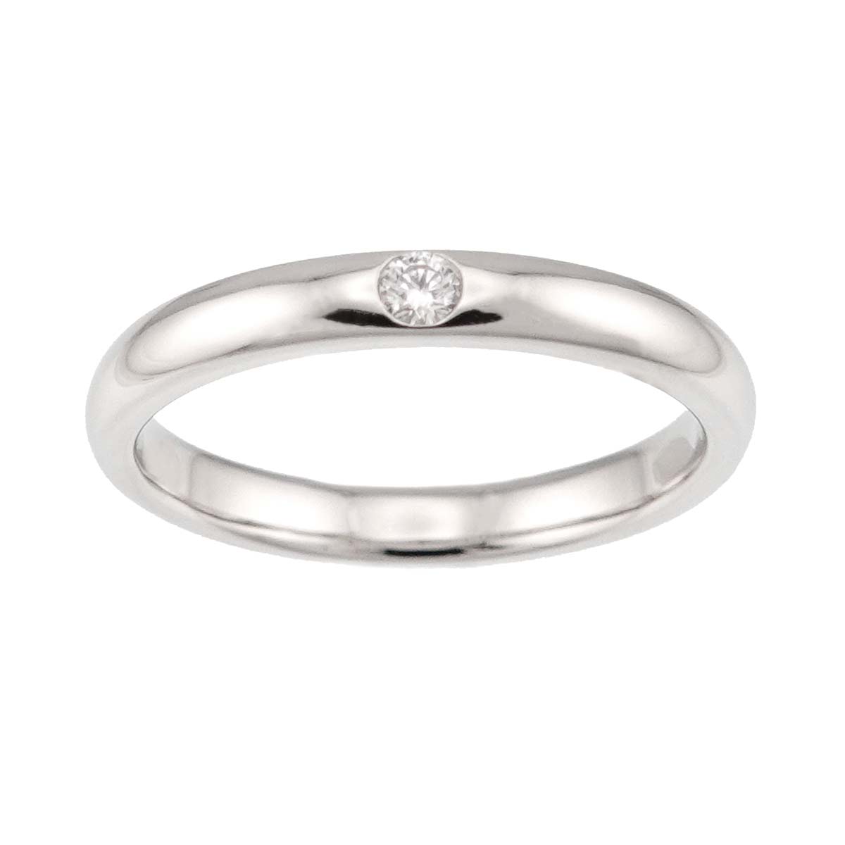 Diamond Ring Pt Platinum size6(US)