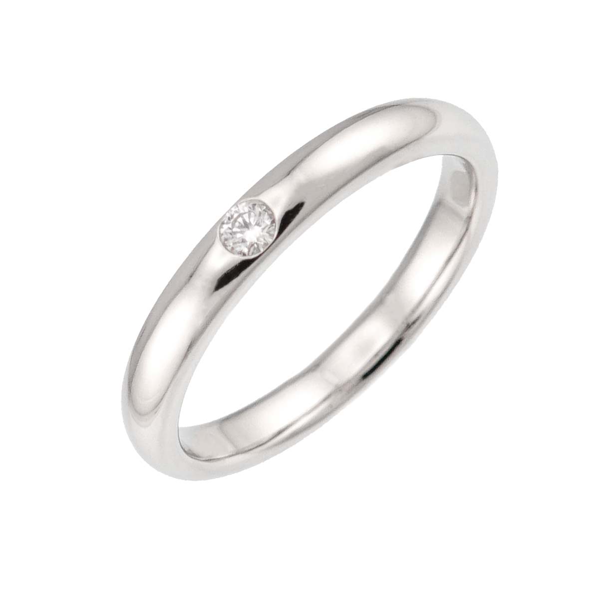 Diamond Ring Pt Platinum size6(US)